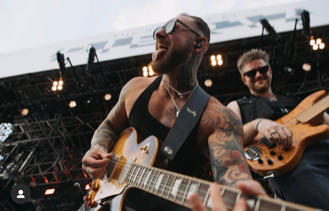 Ben Flanders — Moody Leather luxury guitar strap artist