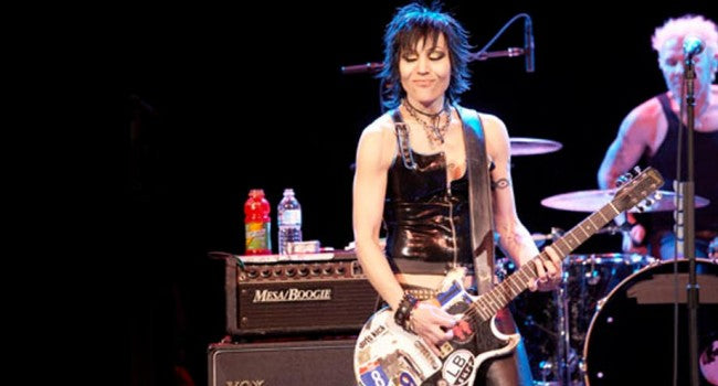 Joan Jett — Moody Leather luxury guitar strap artist
