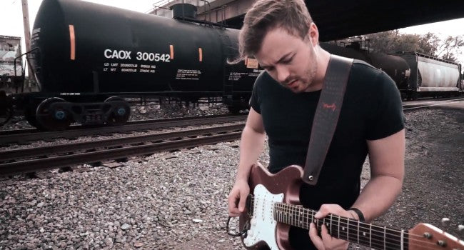 Joe Robinson — Moody Leather luxury guitar strap artist