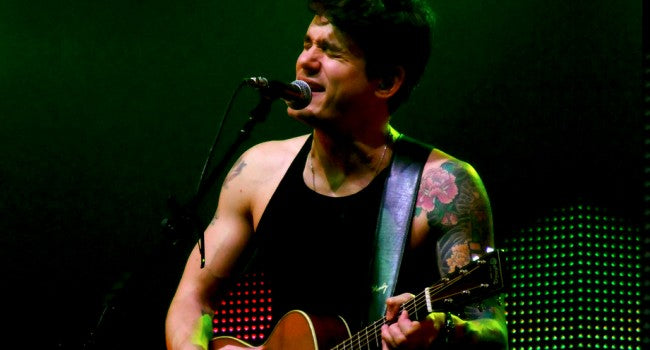 John Mayer — Moody Leather luxury guitar strap artist
