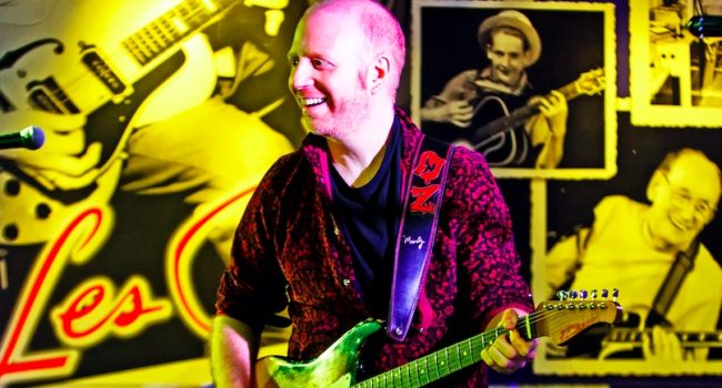 Oz Noy — Moody Leather luxury guitar strap artist