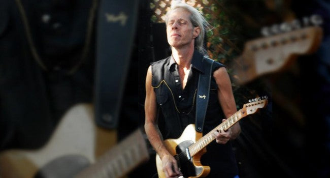 Danny Click — Moody Leather luxury guitar strap artist