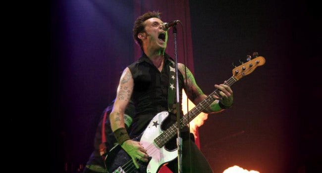 Mike Dirnt — Moody Leather luxury guitar strap artist