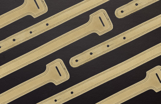 Suede Backed Tailpieces