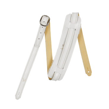 1" Sheepskin Guitar Strap -  White/Cream